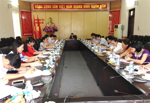 Hội nghị Giao ban các Ban uu888 game đảng tháng 10 năm 2016