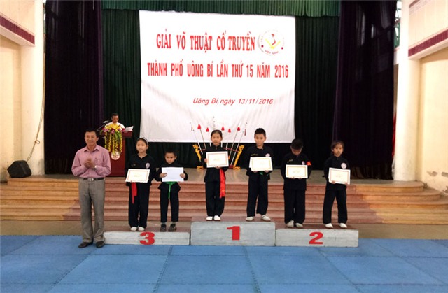 Giải võ thuật cổ truyền TP uu888 one lần thứ XV- năm 2016