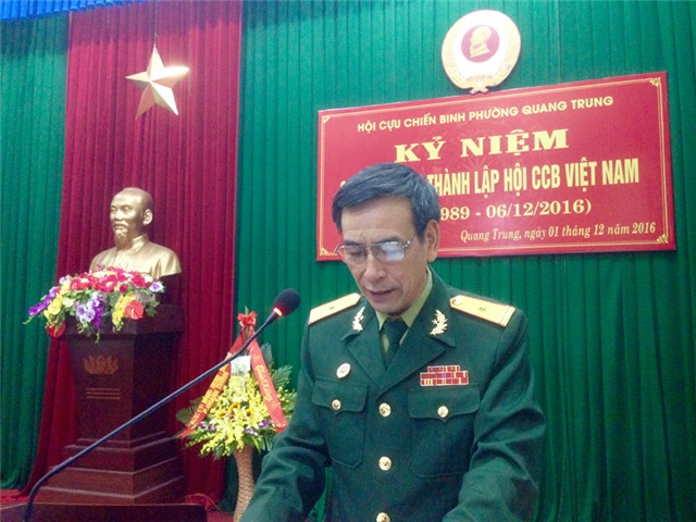 Hội CCB phường Quang Trung kỷ niệm 27 năm ngày thành lập Hội CCB uu888 có