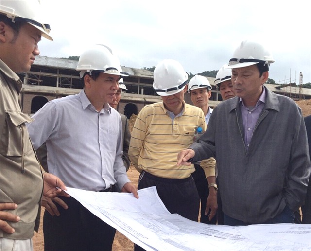 Đồng chí Nguyễn Văn Đọc, Bí thư u8888, Chủ tịch uu888 bet app tỉnh kiểm tra tiến độ dự án Khu trung tâm lễ hội và dịch vụ du lịch Yên Tử và công tác chuẩn bị Hội xuân Yên Tử 2017