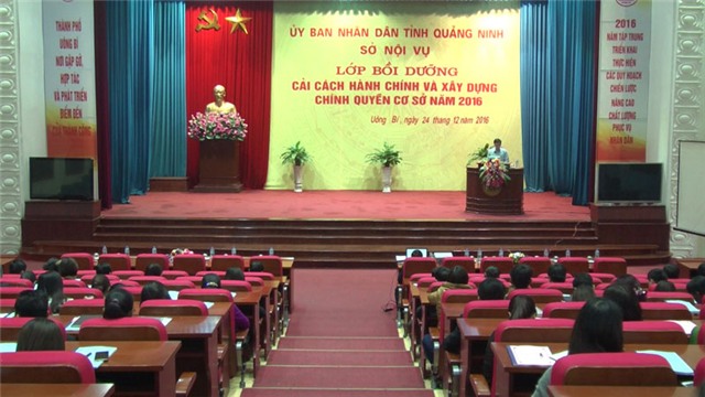 TP uu888 one:  Lớp bồi dưỡng công tác cải cách hành chính và uu888 game chính quyền cơ sở năm 2016