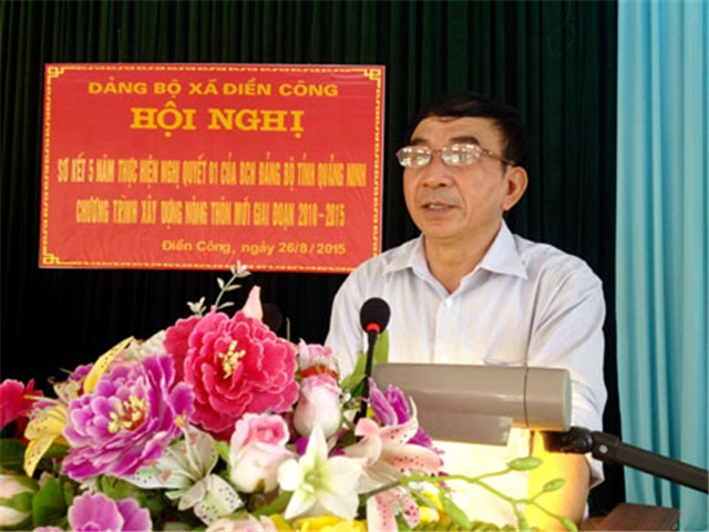 Xã Điền Công: Sơ kết 5 năm thực hiện Nghị quyết số 01-NQ/TU về uu888 game nông thôn mới tỉnh uu888 one đến năm 2020
