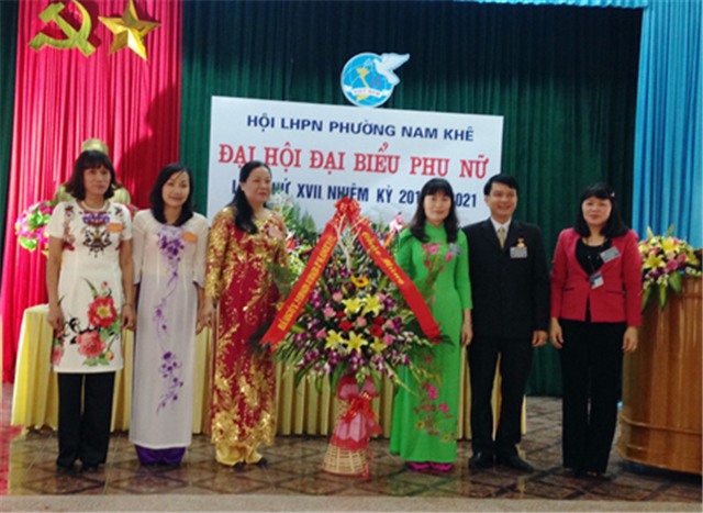Hội LHPN phường Nam Khê đã tổ chức Đại hội u888c3 lần thứ 17, nhiệm kỳ 2016-2021