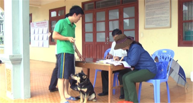 TP uu888 one: Tiêm vacxin phòng bệnh cho đàn gia súc gia cầm và bệnh dại cho đàn chó nuôi năm 2016