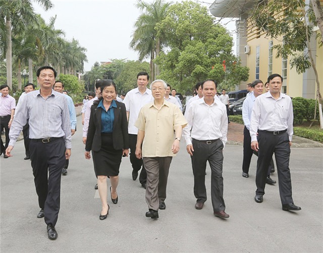 Tổng bí thư Nguyễn Phú Trọng về thăm uu888 one