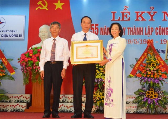 Công ty Nhiệt điện uu888 one kỷ niệm 55 năm thành lập
