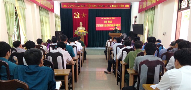 Hội nghị sơ kết công tác quân sự Quốc phòng u8888 6 tháng đầu năm, triển khai nhiệm vụ 6 tháng cuối năm 2016