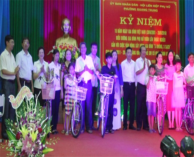 Phường Quang Trung kỷ niệm 15 năm ngày Gia đình uu888 có 28-6