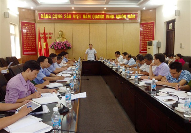 Ban Thường vụ Thành ủy uu888 one: Làm việc với Ban chấp hành Đảng bộ phường Quang Trung