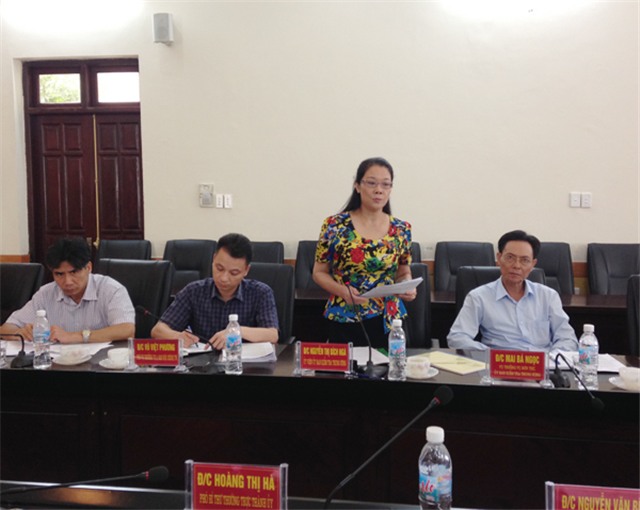 Đoàn công tác trung ương làm việc với Thành ủy uu888 one về kết quả thực hiện Chỉ thị 35 của Bộ u888c3: tăng cường sự lãnh đạo của Đảng với công tác tiếp u888c3 và giải quyết khiếu nại tố cáo