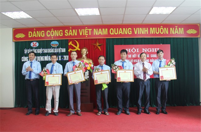 Công ty Xây dựng mỏ Hầm Lò II-TKV: Sơ kết công tác AT-VSLĐ 6 tháng đầu năm 2016,  các biện pháp đảm bảo ATLĐ 6 tháng cuối năm 2016