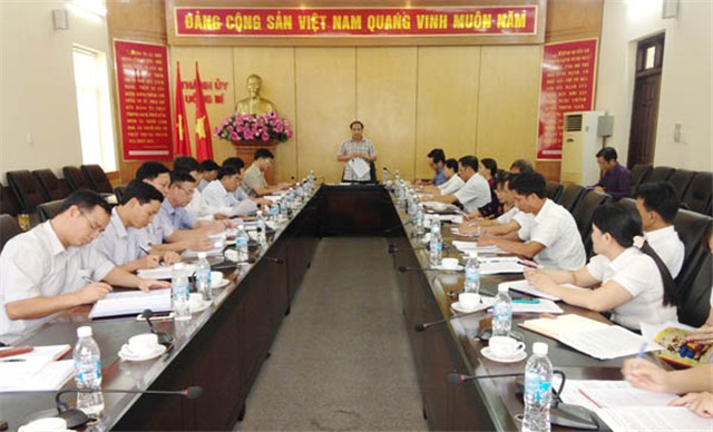 Thường trực thành ủy uu888 one làm việc với Đảng bộ phường Phương Đông
