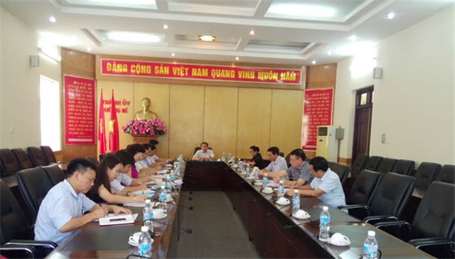 Thành ủy uu888 one: Giao ban công tác khối MTTQ & các đoàn thể chính trị - u8888 6 tháng đầu năm nhiệm vụ công tác 6 tháng cuối năm 2016