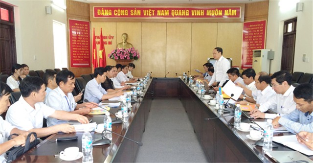 TP uu888 one làm việc với đoàn công tác của thành phố Hà Tĩnh