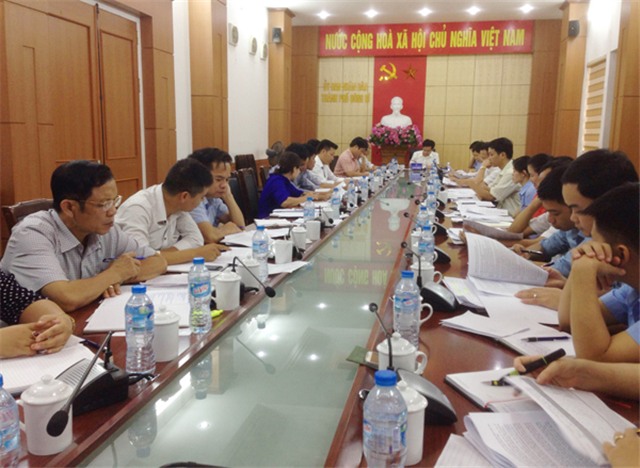 TP uu888 one: Họp nghe báo cáo tiến độ quyết toán các công trình uu888 game cơ bản 8 tháng đầu năm, triển khai nhiệm vụ những tháng cuối năm 2016