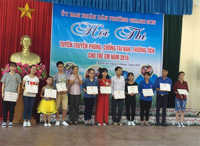 uu888.con phường Thanh Sơn: Hội thi tuyên truyền, phòng chống tai nạn thương tích cho uu888 bet app năm 2016