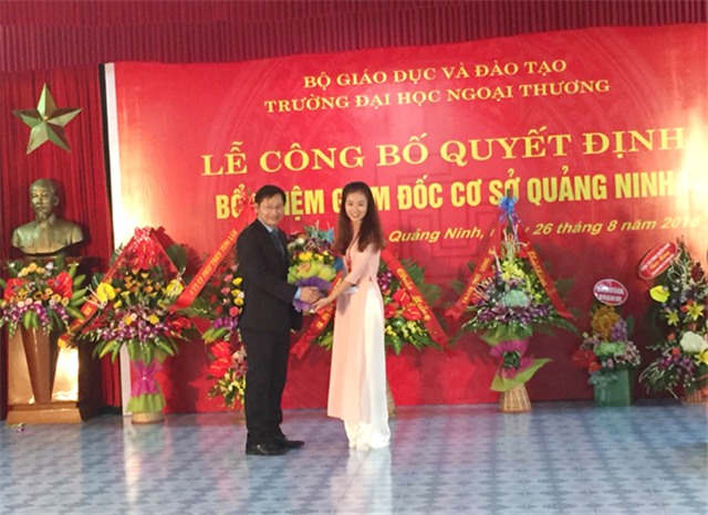 Trường u888vip1 ngoại thương: Lễ công bố quyết định bổ nhiệm giám đốc cơ sở uu888 one