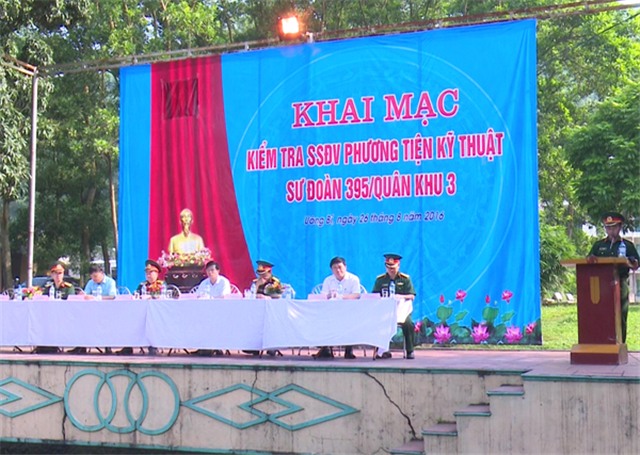 Ban Chỉ huy Quân sự TP uu888 one: Kiểm tra sẵn sàng động viên phương tiện kỹ thuật bàn giao cho sư đoàn 395 - Quân khu 3