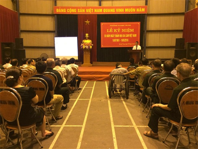 Phường Quang Trung: Lễ kỷ niệm 55 năm Ngày thảm họa da cam ở uu888 có