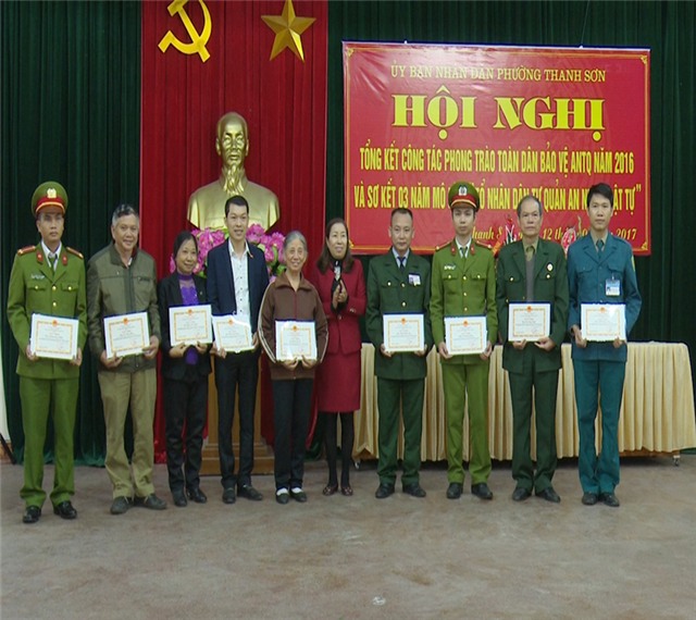Phường Thanh Sơn thực hiện tốt phương châm “Tự phòng, tự quản, tự hòa giải”