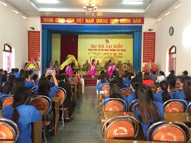 Đại hội u888c3 Đoàn TNCS Hồ Chí Minh phường Yên Thanh lần thứ 5, nhiệm kỳ 2017-2022