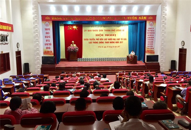 Tuyên truyền Luật khiếu nại, tố cáo, Luật phòng chống tham nhũng 
