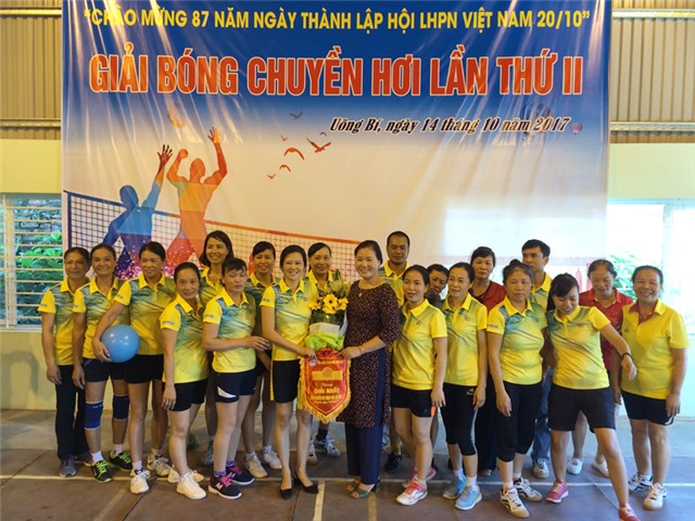 Giải bóng chuyền hơi lần thứ 2 Hội LHPN thành phố uu888 one
