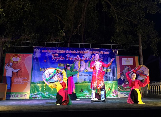 Tuyên truyền lưu động tại khu Lạc Thanh, phường Yên Thanh
