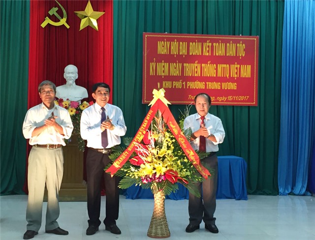 Ngày hội đại đoàn kết toàn dân tộc khu 1, phường Trưng Vương