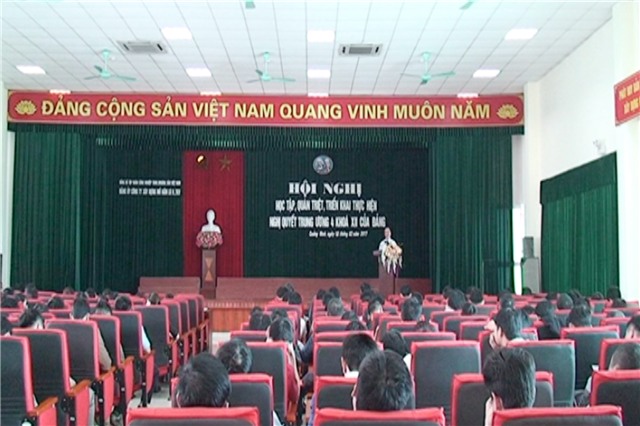 Công ty Xây dựng mỏ Hầm lò II – TKV: Hội nghị học tập, quán triệt, tuyên truyền và triển khai thực hiện Chỉ thị 05 của Bộ u888c3 và Nghị quyết Hội nghị lần thứ tư BCH Trung ương khóa XII của Đảng