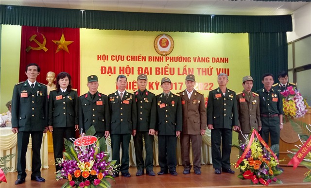 Hội CCB phường Vàng Danh: Đại hội Đại biểu lần thứ VIII nhiệm kỳ 2017-2022