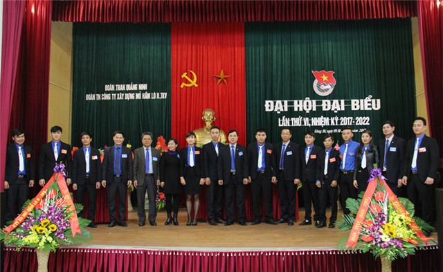 Đoàn Thanh niên Công ty Xây dựng Mỏ Hầm lò II: Đại hội lần thứ VI nhiệm kỳ 2017-2022
