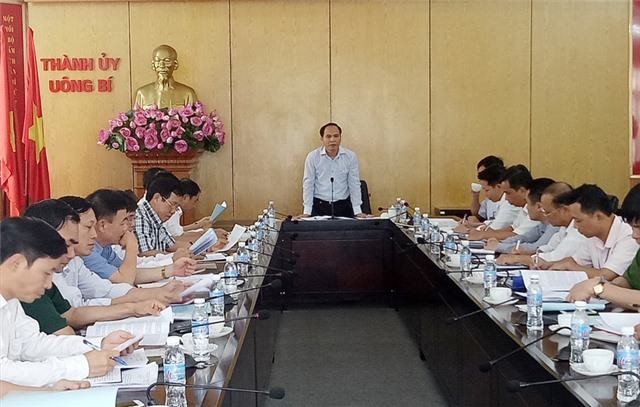 Thành ủy uu888 one làm việc với Đảng bộ phường Quang Trung