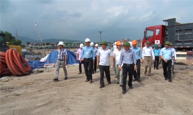 Bí thư Thành ủy kiểm tra tiến độ thi công một số dự án trọng điểm