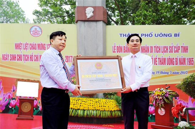 Trang trọng Lễ đón bằng di tích cấp tỉnh Di tích lưu niệm sự kiện Bác Hồ về thăm uu888 one
