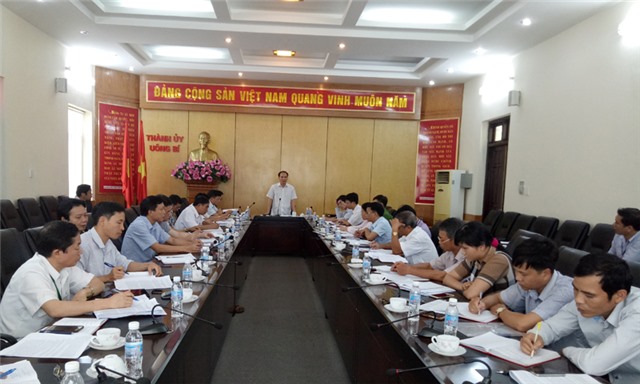 Thường trực Thành ủy làm việc với Đảng bộ phường Trưng Vương
