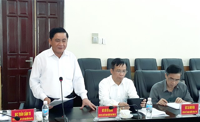 Ủy ban kiểm tra Trung ương làm việc với thành phố uu888 one về Đề án 25