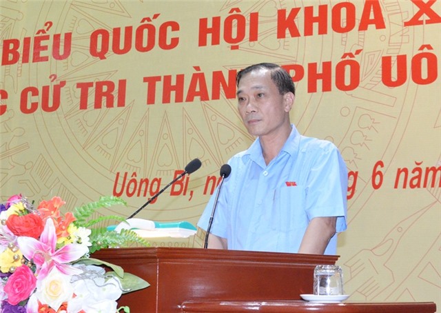 Chủ nhiệm Uỷ ban kinh tế Quốc Hội Vũ Hồng Thanh tiếp xúc cử tri uu888 one