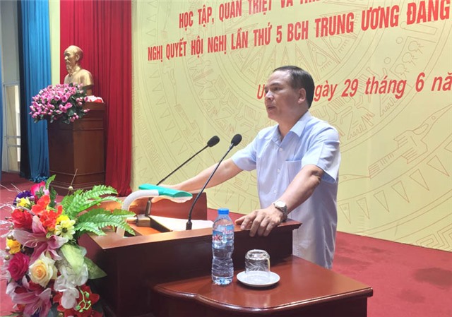  Học tập, quán triệt Nghị quyết Hội nghị T.Ư 5 (khóa XII)