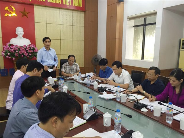 Đồng chí Vũ Văn Diện, Phó Chủ tịch uu888.con tỉnh làm việc với TP uu888 one về công tác tiếp u888c3