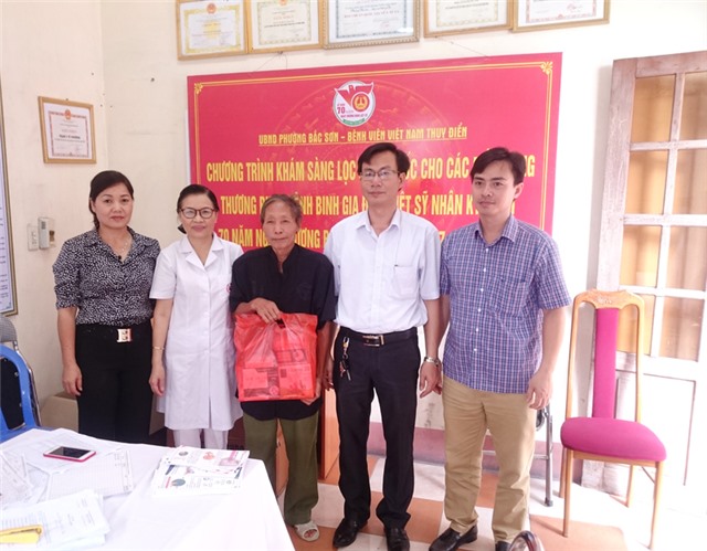 Phường Bắc Sơn: Khám sức khỏe, phát thuốc uu888 bet cho người có công