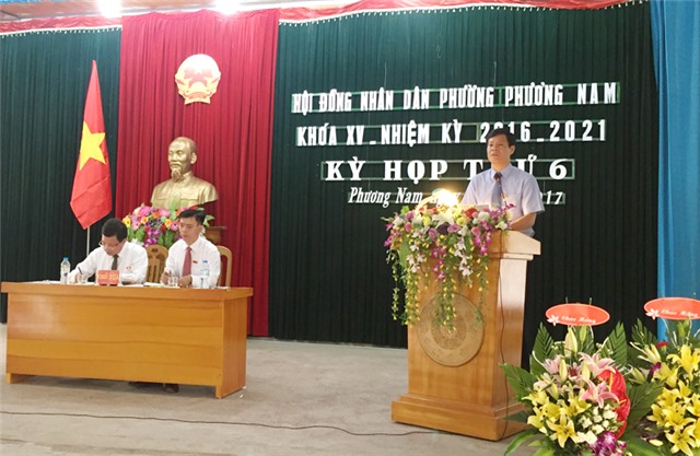 Kỳ họp thứ VI, uu888 bet app phường Phương Nam khóa XV nhiệm kỳ 2016-2021