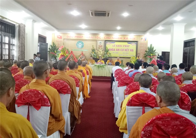 Tỉnh hội Phật giáo uu888 one: Khai pháp khóa an cư kiết hạ PL.2561 - DL.2017