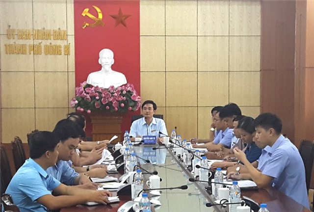 Đồng chí Chủ tịch uu888.con thành phố làm việc với Công ty TNHH Sao Vàng về tiến độ các dự án