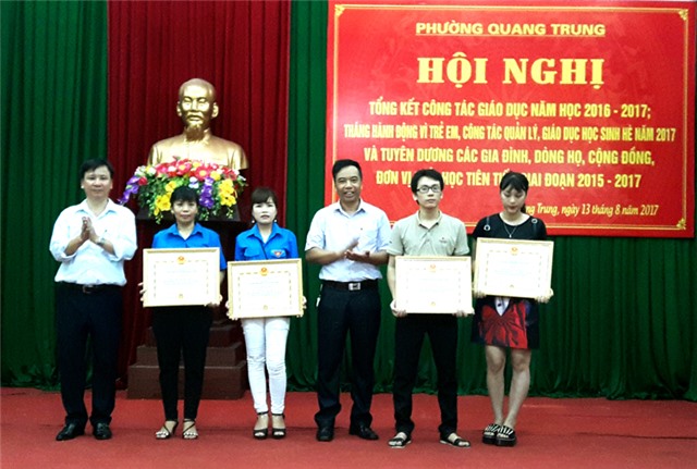Phường Quang Trung tổng kết tháng hành động vì uu888 bet app