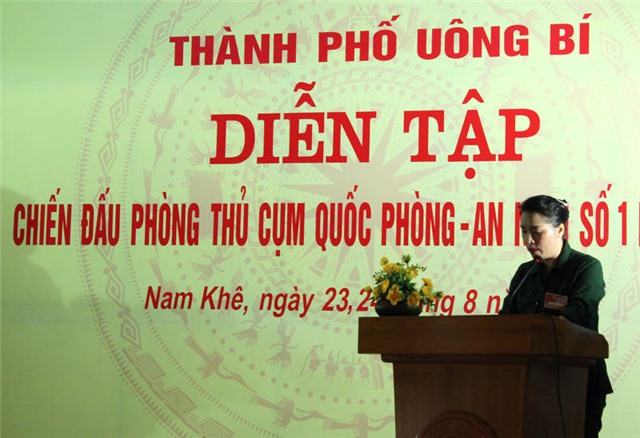 Diễn tập chiến đấu phòng thủ cụm Quốc phòng - An ninh số 1