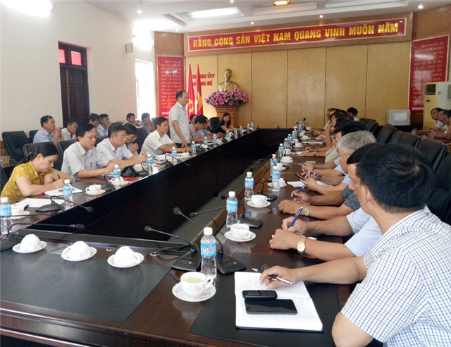 Đoàn công tác Huyện ủy Quỳnh Lưu - Nghệ An thăm, làm việc với Thành ủy uu888 one