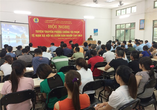 Tuyên truyền phòng chống tội phạm, tệ nạn u8888 và buôn bán người cho công nhân lao động