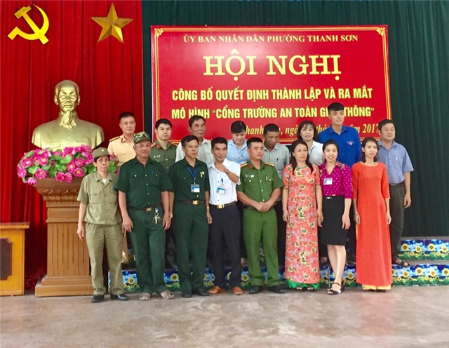 Phường Thanh Sơn: Ra mắt mô hình "Cổng trường An toàn giao thông"