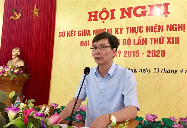 Đảng bộ xã Thượng Yên Công: Sơ kết thực hiện nghị quyết giữa nhiệm kỳ 2015-2020